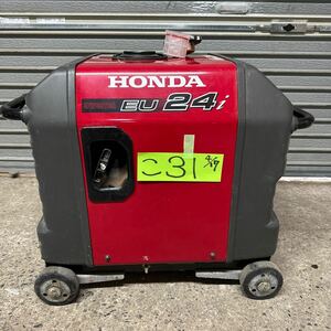 北海道旭川市 Honda Honda インバーター発電機 EU24i 動作OK 防音type 災害用 交流100V ガソリン