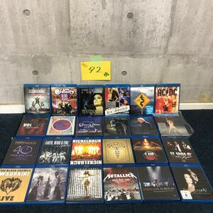 [..ec] secondhand goods western-style music lock metal WARPAINT METALLICA FOREIGNER NICKELAACK etc. Blu-ray together 24ps.@ disk scratch none 