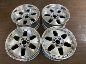  希少SSR ビエナクライス　当時物 深リムCタイプ　18 Inch　18x8.5J 9.5J ET30 PCD:114.3-4/5H マルチ　中古4本　前後set