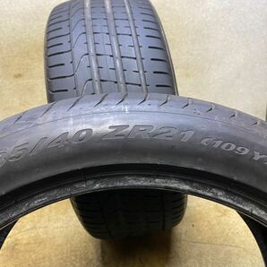 285/40ZR21（109Y）ピレリ PZERO TM 中古2本 2019年製 バリ山 285/40R21の画像5