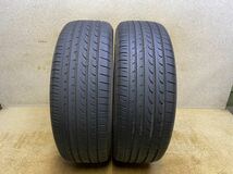 225/55R19（99V）ヨコハマ BluEarth RV-02 中古2本 2022年製 バリ山 225/55/19_画像1