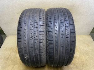 285/45R21（113W）M+S ピレリ SCORPION VERDE オールシーズン 中古2本 2019年製 バリ山 285/45/21