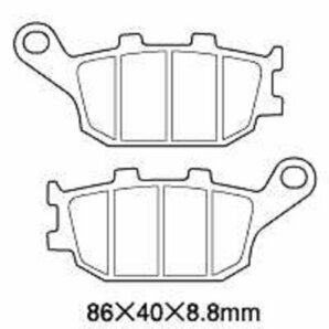 NTB '92～'99 CBR900RR ファイアブレード (SC28 /SC33) リアブレーキパッド A61-017HNの画像4