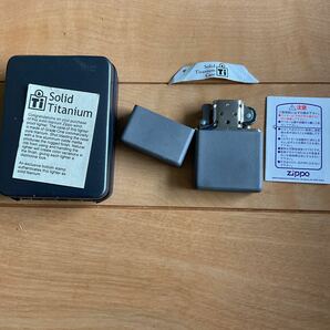 ZIPPO titanium (チタン) 未使用品の画像7