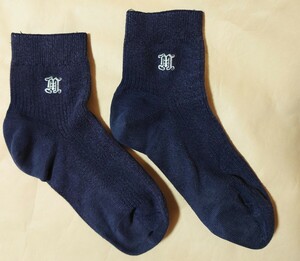 [ costume play clothes ] Okayama south high school designation socks * short socks * designation socks * school socks * woman 22-24 size 