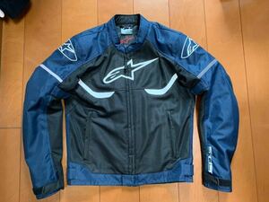 【未使用】alpinestars アルパインスターズ メッシュジャケット superairjacket アジアンフィット Mサイズ ブルー ネイビー