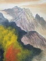 秘藏 近現代 張大千 中國國畫家 手描き 山水畫 古美味 古美術 GP0403_画像6