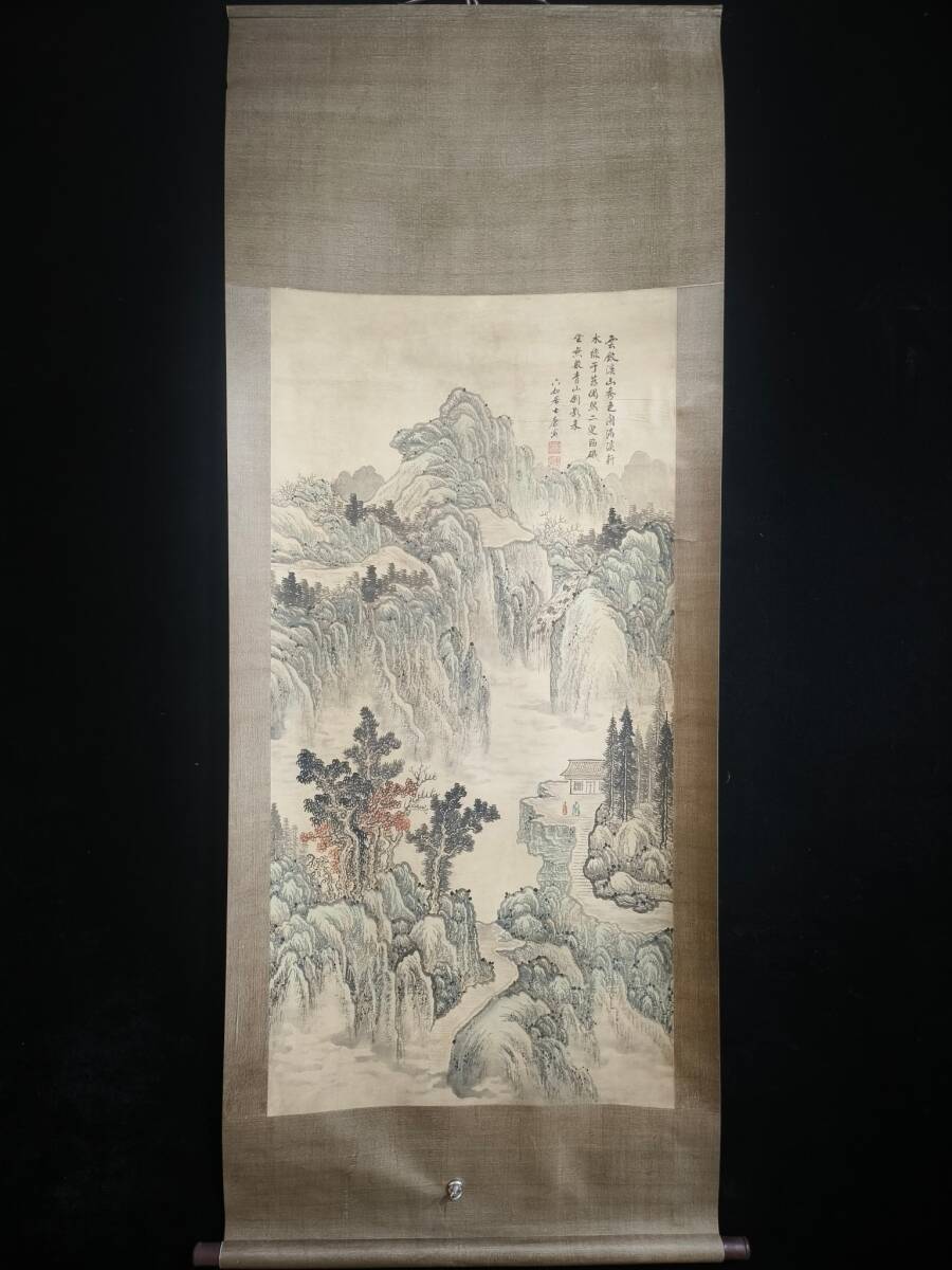 खजाने, मिंग वंश, तांग यिन, चीनी कलाकार, हाथ से चित्रित परिदृश्य पेंटिंग, प्राचीन स्वाद, प्राचीन कला, जीपी0403, कलाकृति, चित्रकारी, अन्य