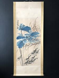 Art hand Auction Secret Modern Chinese Artist: Qi Baishi Shrimp Painting Purely Hand-painted Fine Work Antique Delicious Antique Art GP0412, Artwork, Painting, others