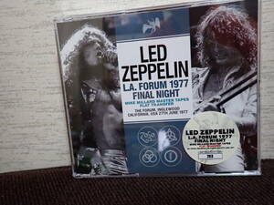 レッド　ツェッペリン　Led Zeppelin/L.A FORUM 1977 FINAL NIGHT MIKE MILLARD MASTER TAPES FLAT TRANSFER(3CD)程度良好！！！