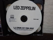 レッド　ツェッペリン　Led Zeppelin/L.A. FORUM 1977 FINAL NIGHT MIKE MILLARD MASTER TAPES REMASTER 中古(3CD-R)_画像3
