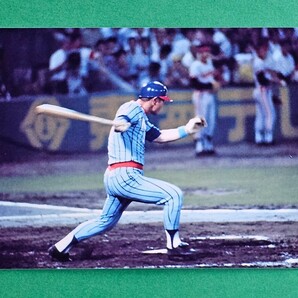 DNP加工のLサイズカラー生写真/張本 勲選手(日本ハム) 1975年オールスターゲーム第2戦の画像1