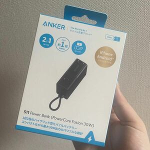 【ほぼ未使用箱有り】Anker 511 Power Bank (PowerCore Fusion 30W) / モバイルバッテリー