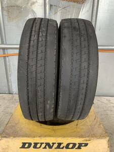 送料込み！195/75R15 BRIDGESTONE R207 22年製 6~7mm 中古トラックタイヤ２本