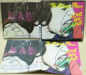 即決！【2点で送料無料】●CD2枚組 オーストリア盤 ローリング・ストーンズ Rolling Stones Love You Live 1976～77年 見開きインサート