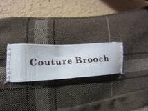 人気 Couture Brooch クチュールブローチ レディース 38 チェック ワンピース 2515 508-55005 タ1282_画像6