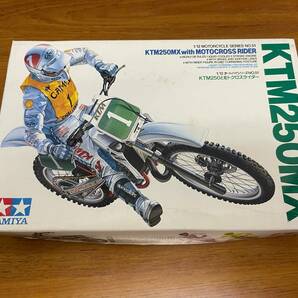 新品未組立 タミヤ ★ 1/12 KTM250MX ★ オートバイシリーズ NO.51 モトクロスライダーの画像1