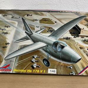 新品未組立 condor ★ 11/48 Heinkel He 178 V1の画像1