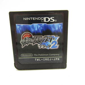 T9792☆任天堂 DSソフト【ポケットモンスター ブラック2】ソフトのみ NINTENDO DS 動作確認済 中古品【ゲーム】