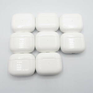 T9849☆Apple アップル AirPods 第三世代 A2566 MagSafe 充電ケース 5個 + A2897 Lightning 充電ケース 3個 計8個セット 動作未確認 中古品