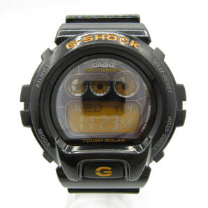 T9895☆CASIO G-SHOCK タフソーラー マルチバンド6 三つ目 GW-6900B【3179】GW-6900B-1JF カシオ Gショック 中古品【時計】の画像1