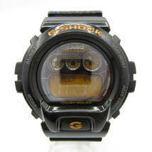 T9895☆CASIO G-SHOCK タフソーラー マルチバンド6 三つ目 GW-6900B【3179】GW-6900B-1JF カシオ Gショック 中古品【時計】_画像1