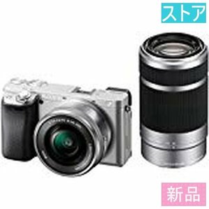 新品・ストア★ミラーレス一眼カメラ SONY α6400 ILCE-6400Y ダブルズームレンズキット シルバー