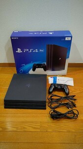 SONY PS4 Pro CUH-7000B 1TB ジェット ブラック 初期化済 プレステ4プロ