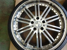  WREST メッキ19×8J(+38か+45)/9J(+42)　215/35ZR19　235/35ZR19　4本セット_画像2