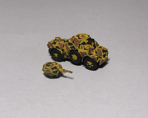 1/144 WWII Italian AB40/43 Armored Car camouflage