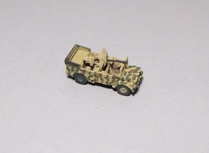 1/144 WWII German Horch-108 Car with Flak 38 Gun camouflage