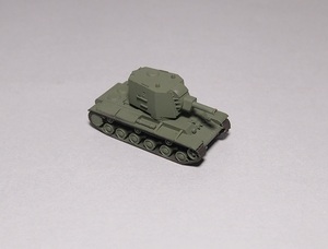 1/144 WWII Soviet Union KV-2 Heavy Tank green