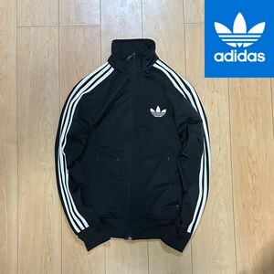 早い者勝ち 送料230円 アディダス adidas ジャージ トレフォイル オリジナルス ATP トラックジャケット ロゴ ライン トラックトップ 黒