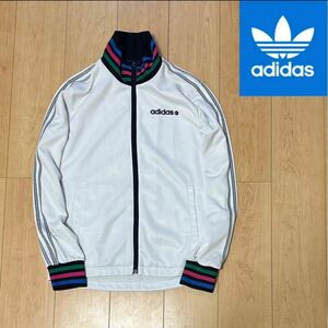 早い者勝ち 送料230円 アディダス adidas ジャージ トレフォイル オリジナルス ATP トラックジャケット ロゴ ライン トラックトップ M