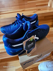 ASICSテニスシューズ　オムニサンド用　GEL RESOLUTION 8 。26cm