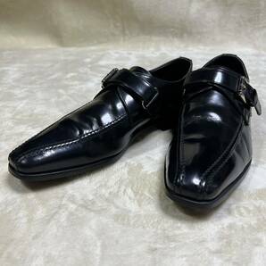【REGAL】 リーガル スワールトゥ モンクストラップシューズ 革靴 モンクストラップ ビジネスシューズ 26 日本製 の画像2