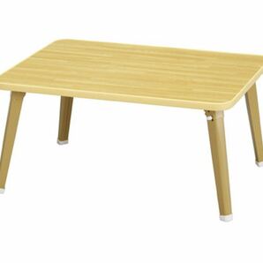 ◯ 新品未開封品 INTERIOR GOODS NAGAI ハウステーブル 60 ナチュラル ローテーブル 折り畳みローテーブルの画像1