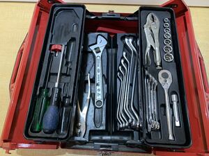 ● KTC ツールボックス 工具セット TOOLSBOX 両開き 工具箱 ソケットレンチ ドライバー ラチェット