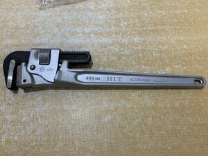 ● 美品 HITアルミパイプレンチ TOHO KOKI 東邦工機450mm パイプレンチ 