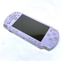 P♪ SONY ソニー PSP-2000 ラベンダーパープル 本体 プレイステーションポータブル 純正ソフトケース付 PlayStation Portable 動作未確認_画像1