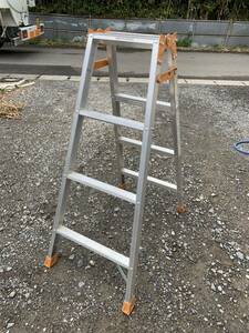 *pika(PiCa)pikako-po Ray shon ladder combined use stepladder K-120D 4 step 4 shaku aluminium silver 