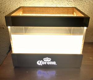 (新品未使用 非売品) コロナビール LED ジュエルボックス CORONA LOGOLIGHTBOX ネオンボード 電装看板