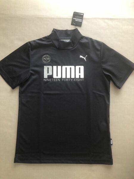 送料無料◆新品◆PUMA GOLF 半袖モックネックシャツ◆(M)◆539845-01◆プーマ ゴルフ