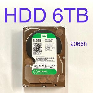 ★ 6TB WD Green 3.5インチ SATA 内蔵型HDD 中古 ★ WD60EZRX 内蔵型ハードディスク ★