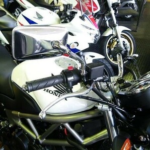 ★純正typeスクエアミラー 10mm逆ネジ SET！ ＊ドラッグスター ＊ビラーゴ ＊XJR400R ＊SRV250 ＊ルネッサ ＊SR400 ＊MAXAM 他の画像3