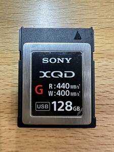 SONY XQD card QD-G128E 128GB used ②