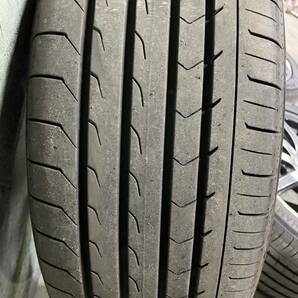 TRD RAYS 18インチタイヤアルミセット 235/50R18ヨコハマタイヤRV03 バリ山 5H×114.3 ブルーアース トヨタ アルファード ヴェルファイア の画像8