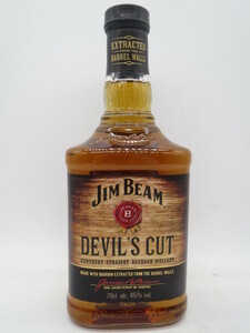 未開栓 洋酒 ジムビーム デビルズカット JIM BEAM DEVIL'S CUT 700ml 45% バーボンウイスキー 送料無料