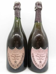 未開栓 洋酒 ドン・ペリニヨン ロゼ ヴィンテージ 1998 / 2000 Dom Perignon Rose Vintage 750ml 12.5% 2本セット シャンパン 送料無料