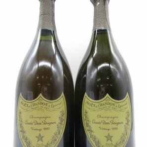未開栓 洋酒 ドン・ペリニヨン ヴィンテージ 1993-1995 Dom Perignon Vintage 750ml 12.5% 2本セット 送料無料の画像1